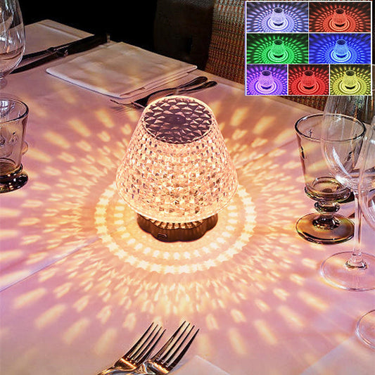 Household Third-generation Glass Crystal Table Lamp