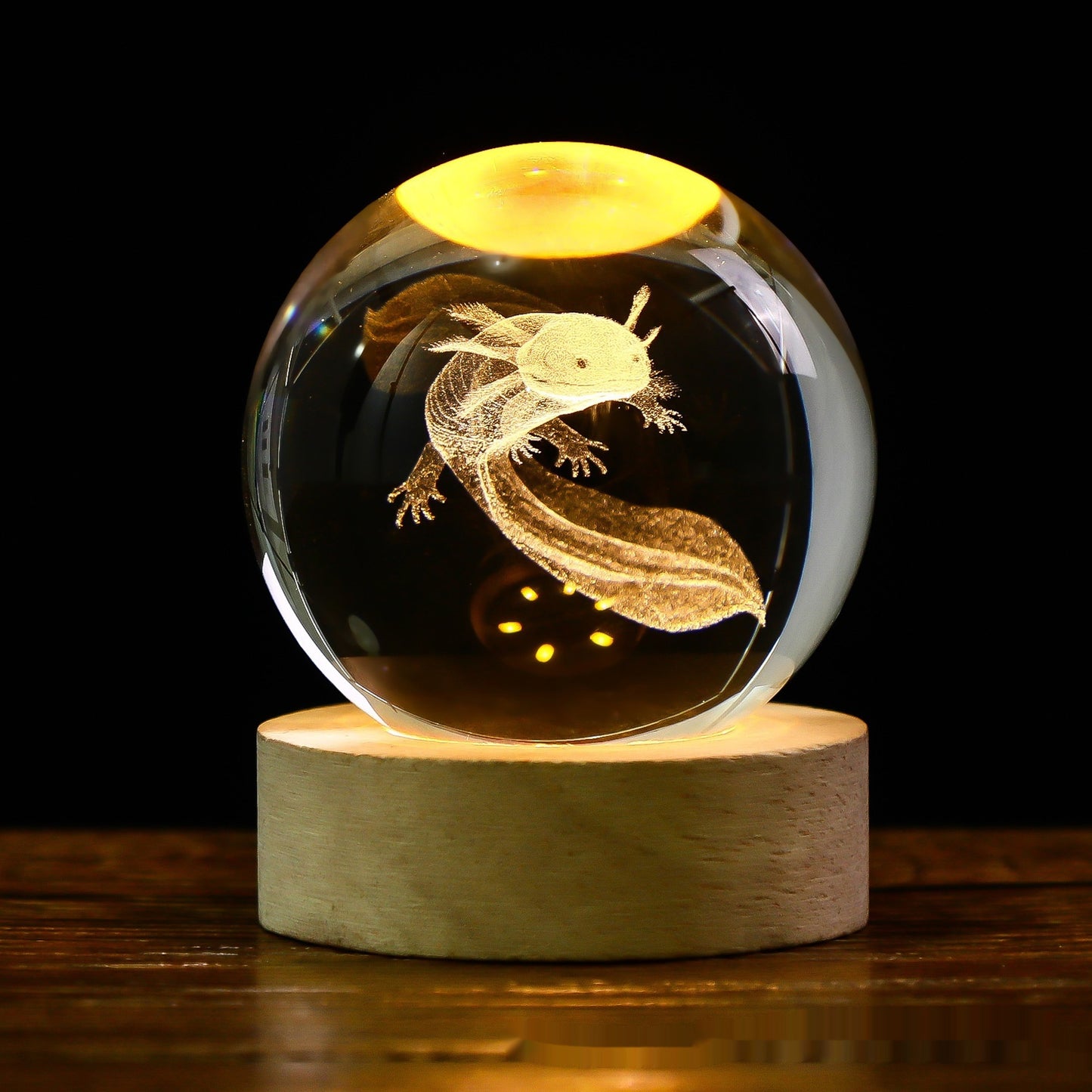 Luminous starry sky and planet moon moon crystal ball small night lamp projection ambience light creative gift new strange gift