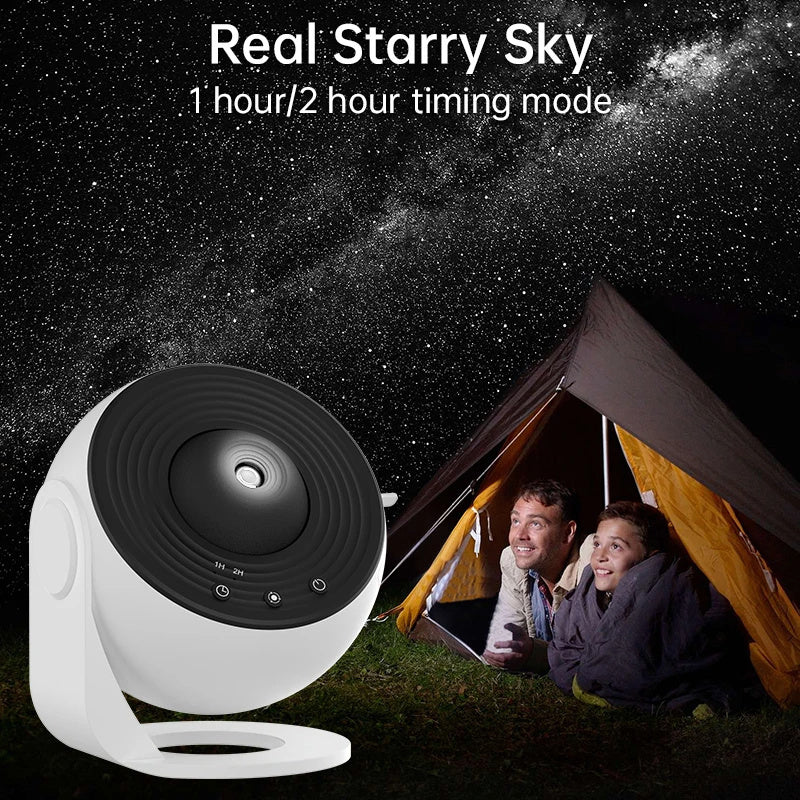 Night Light Galaxy Projector - Starry Sky Projector, 360° Rotating Planetarium Lamp for Children's Room, Valentine's Day Gift, Wedding Decoration, for Yoga, Mindfulness and Stress Relief.