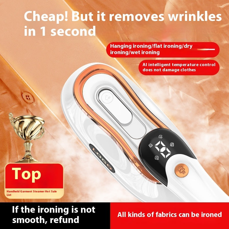 Portable Rotatable Steam Iron Folding Handheld Garment Steamer