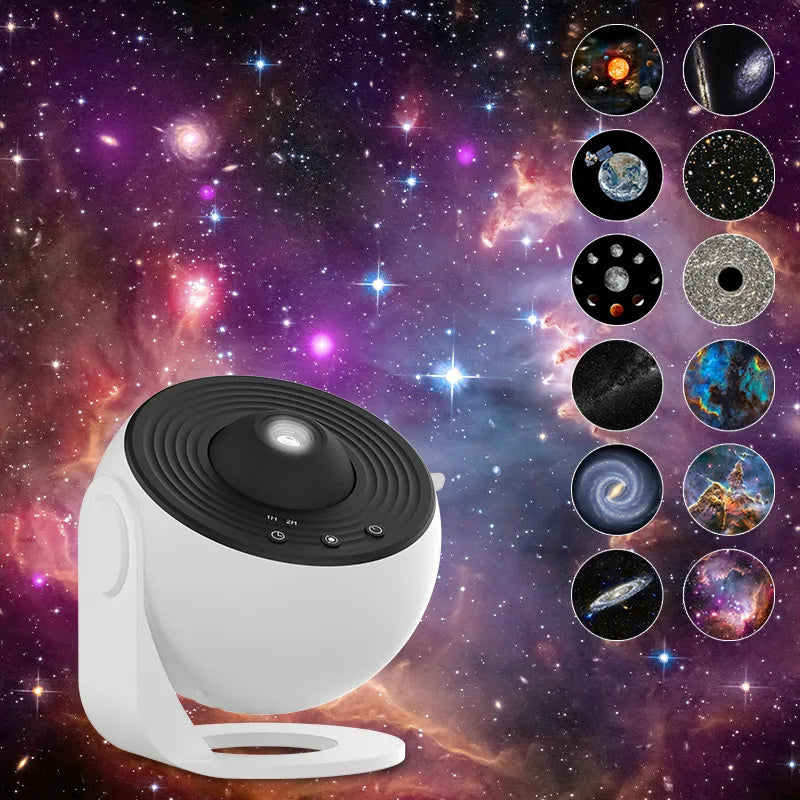 Night Light Galaxy Projector - Starry Sky Projector, 360° Rotating Planetarium Lamp for Children's Room, Valentine's Day Gift, Wedding Decoration, for Yoga, Mindfulness and Stress Relief.